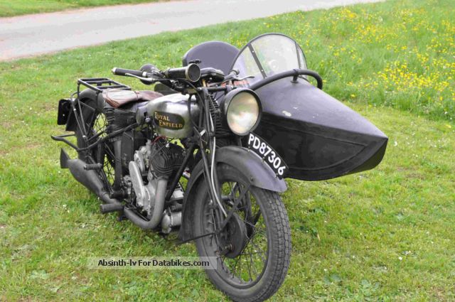 1931 Royal Enfield  HS tandem with Jawa sidecar Motorcycle Combination/Sidecar photo